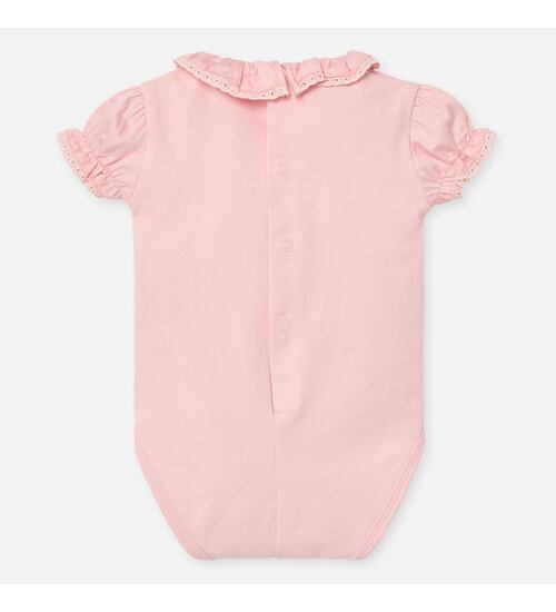kojenecké body s límečkem růžové pro holčičku Mayoral 1782-21