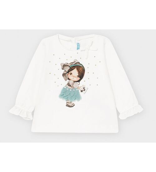 dětské tričko s  obrázkem panenky velikost 98 Mayoral 2054