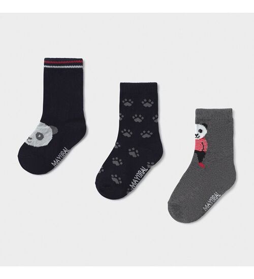 kojenecké ponožky s pandou Mayoral 3 páry