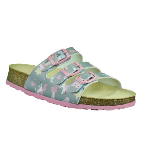 Superfit 1-800113-2020 dívčí pantofle unicorn