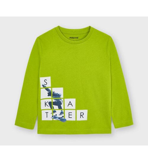 dětské zelené triko skater Mayoral 4073-56
