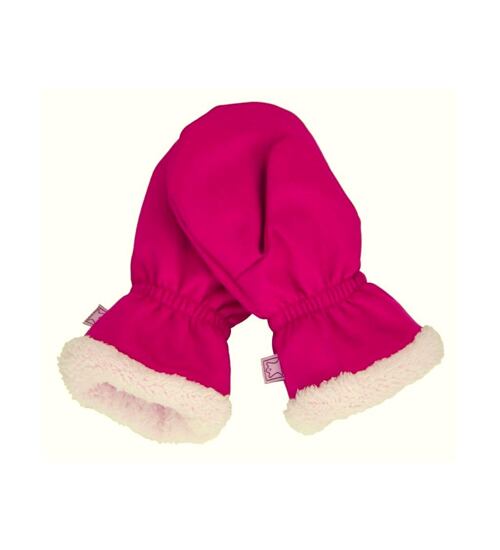 softshellové zateplené rukavice Fantom růžové