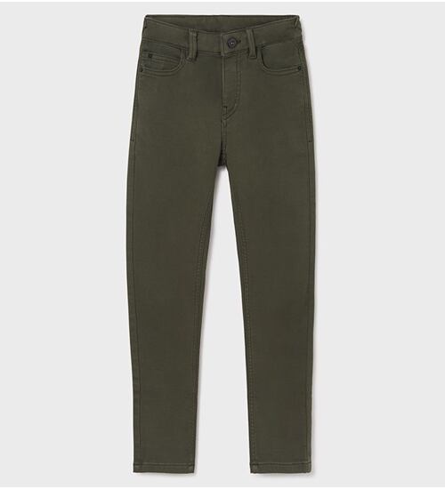 podzimní chlapecké zelené kalhoty Mayoral 7574-21