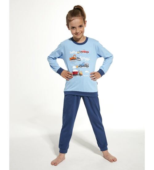 dětské obrázkové dlouhé pyžamko s obrázky Cornette 477/129 Snow