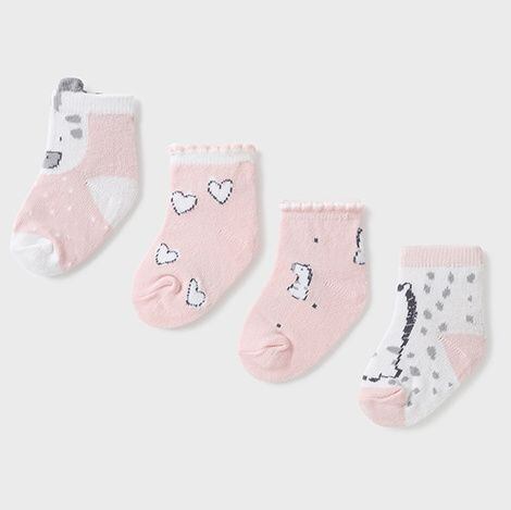 Mayoral 4 pack set ponožek pro miminko holčičku 9592-49