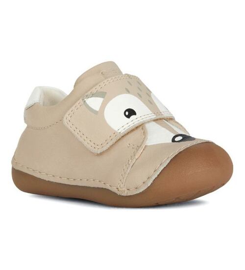 dětské boty s měkkou podrážkou Geox B3540B Beige