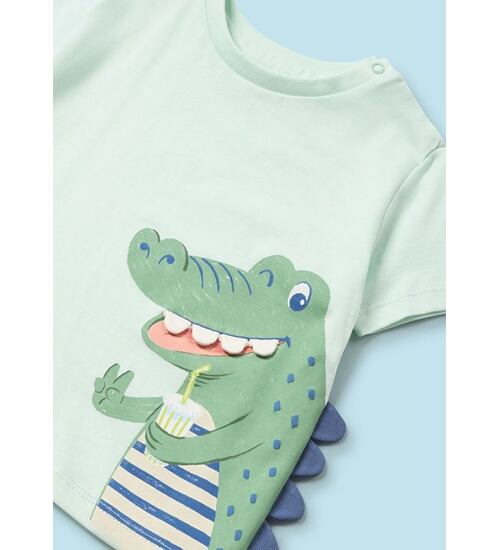 dětské letní tričko s veselým krokodýlem Mayoral 1022-19