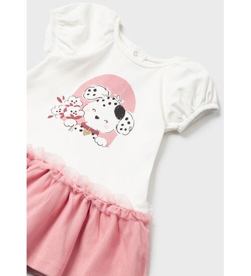 letní šatičky s pejskem a tylovou sukýnkou Mayoral 1925-24