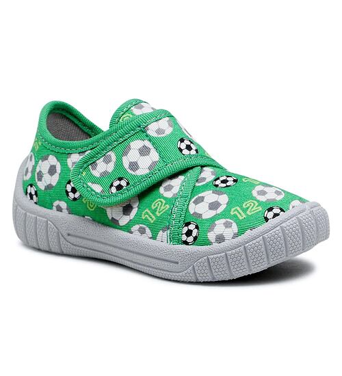 dětské bačkory Superfit Bill s fotbalovými míči 1-000279-7030