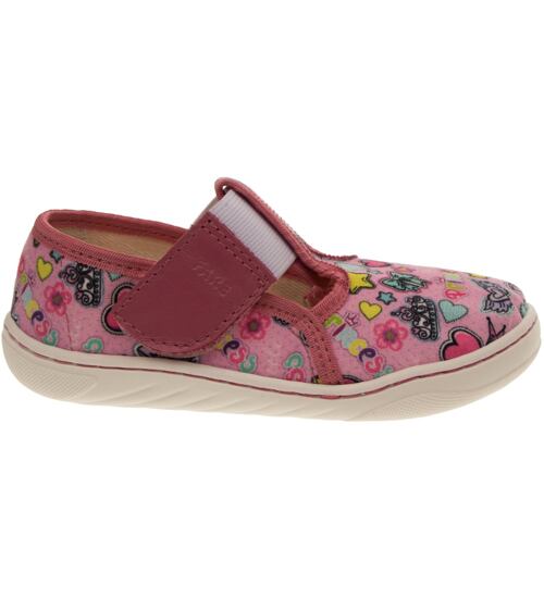 růžové obrázkové kvalitní barefoot bačkory