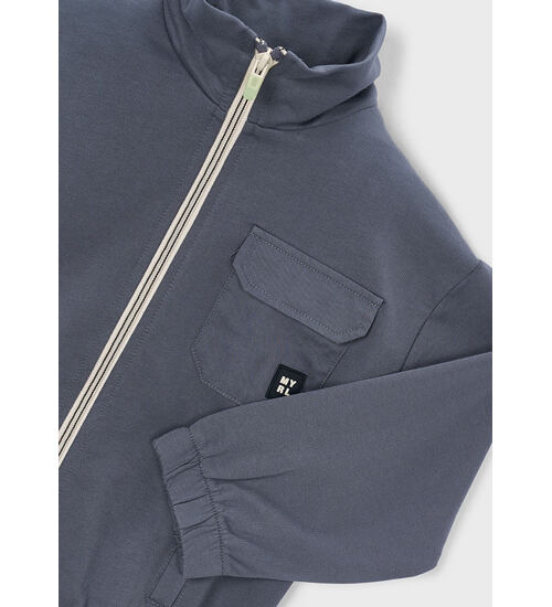 mikina na zip s kapsičkou Mayoral 3441-81