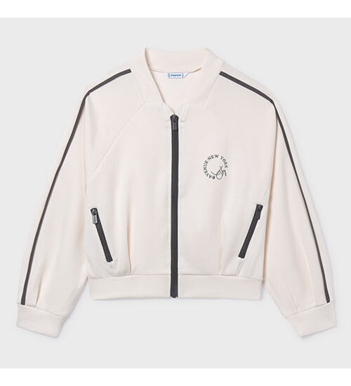 krátká dívčí mikina na zip Mayoral 6409-61