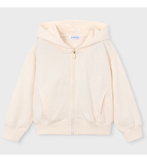 dětská dívčí slabá mikina na zip s kapucí Mayoral 3457-42