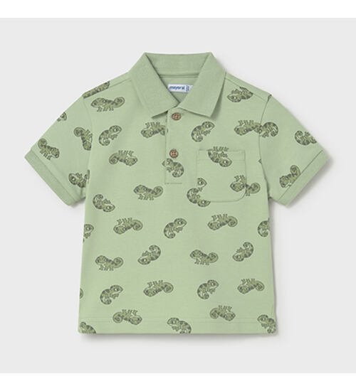 dětské polo triko s obrázky chameleonů Mayoral 1108-15
