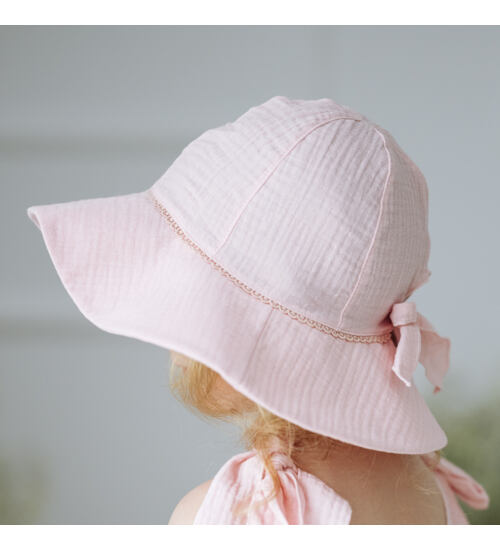 mušelínový letní klobouk pro holčičku