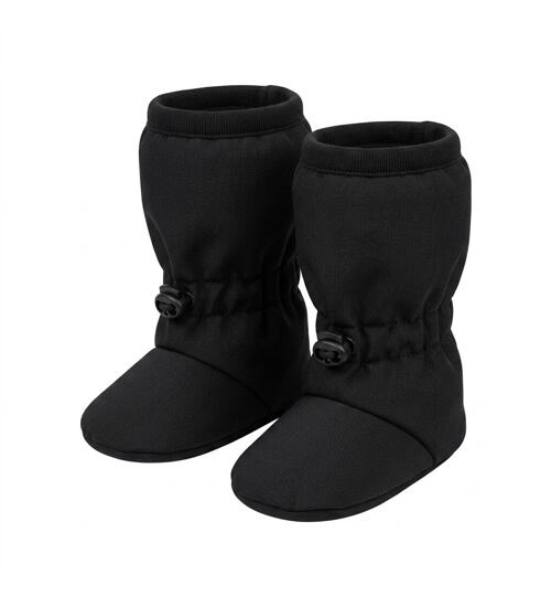 capáčky do kočárku softshellové černé