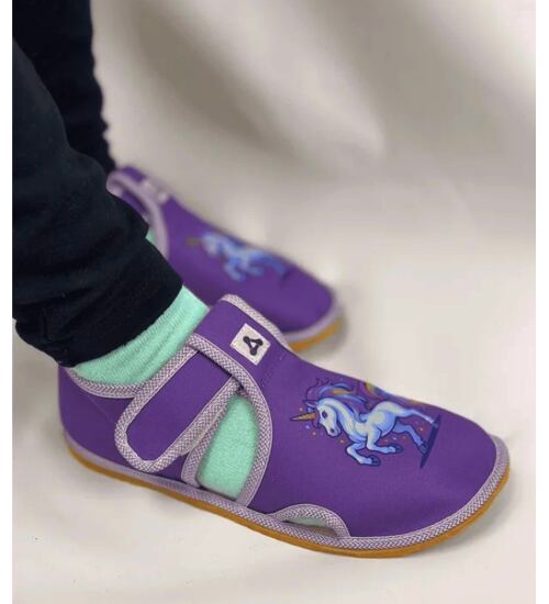dětské barefoot přezůvky Antal Unicorn