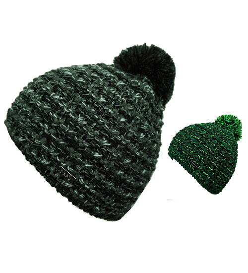 dětská pletená čepice Capu D315 pro obvod hlavy 48 až 52 cm zelená