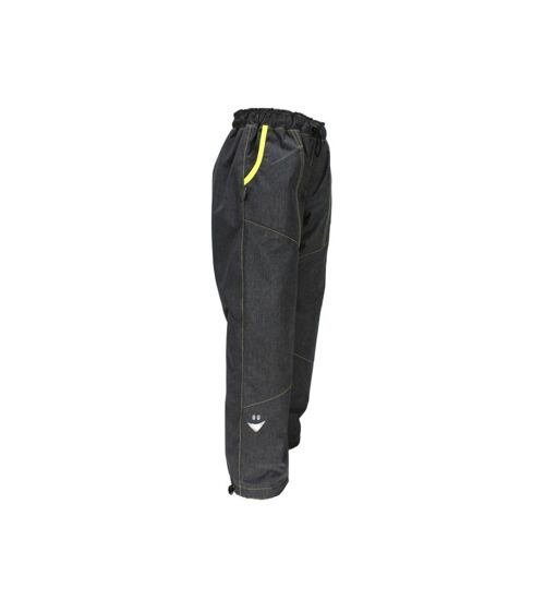 dětské zateplené šusťákové kalhoty velikost 98 až 110