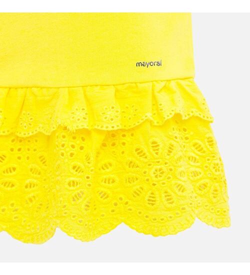 dětské žluté tričko s kanýrkem madeira Mayoral 1062