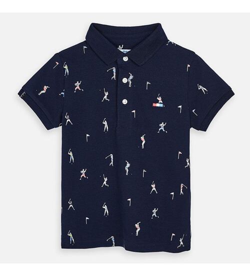 dětské polo tričko se sportovními obrázky