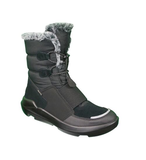 Superfit zimní černé dětské polokozačky 1-000155-0000 Twilight