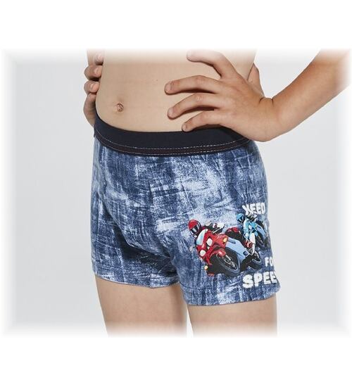 chlapecké boxerky s motorkami Cornette