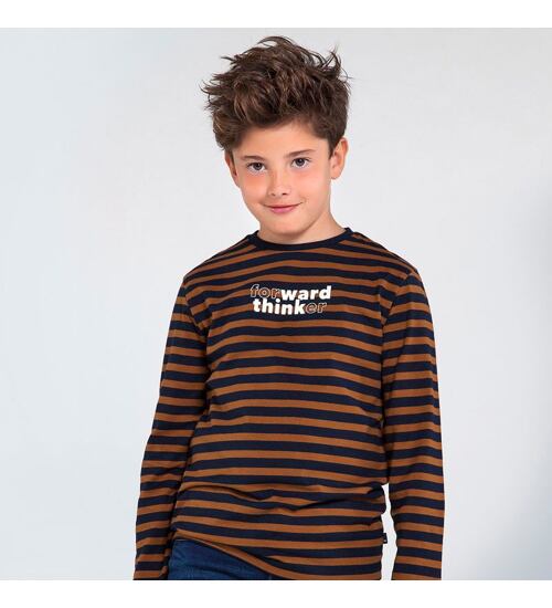 bavlněné chlapecké triko dlouhý rukáv
