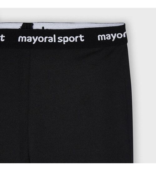 sportovní dívčí krátké černé elasťáky Mayoral 6267-76