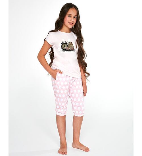 letní dívčí pyžamo Cornette time to sleep 571/89