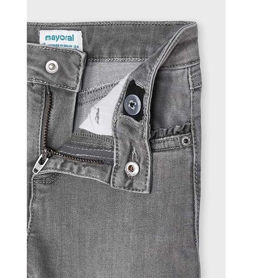 dětské džíny skinny elastické Mayoral 527-58 šedé