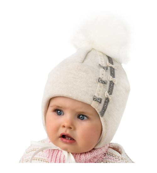 zimní čepička pro miminko Marika Karolinka