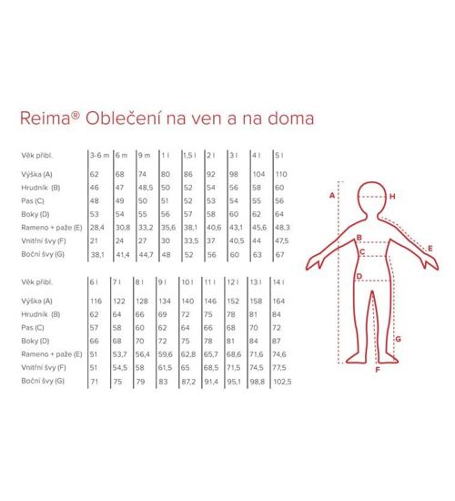 Reima Nappaa zimní dětská bunda s membránou 521613A