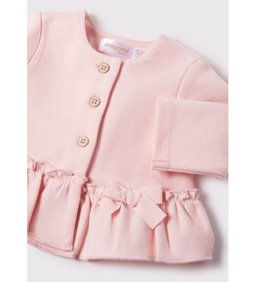 kojenecký růžový kabátek mikina Mayoral 1490-30