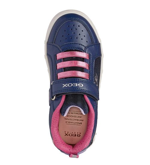 Geox blikací boty J258WF s měnícím flitrovým nápisem