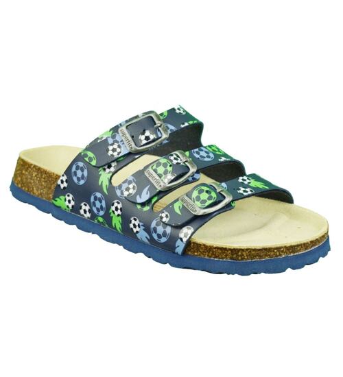 Superfit 1-800113-8020 chlapecké pantofle s fotbalovým míčem