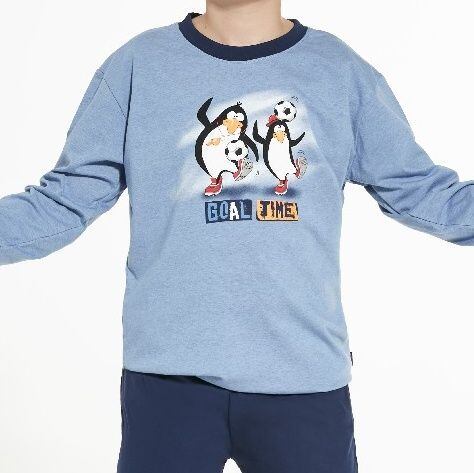 veselé chlapecké pyžamo s tučňáky Cornette 267/136 Goal
