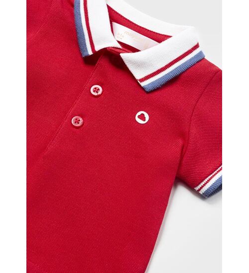 červené tričko s límečkem pro chlapečky Mayoral 190-92