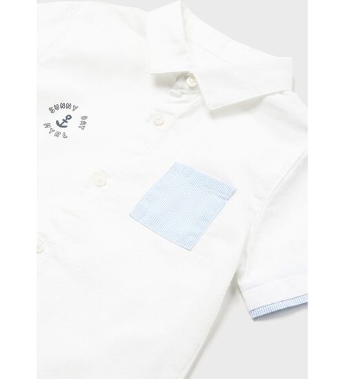 dětská bílá letní košile Mayoral 1111-1