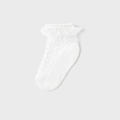 krajkové ponožky pro miminka Mayoral 10402-14