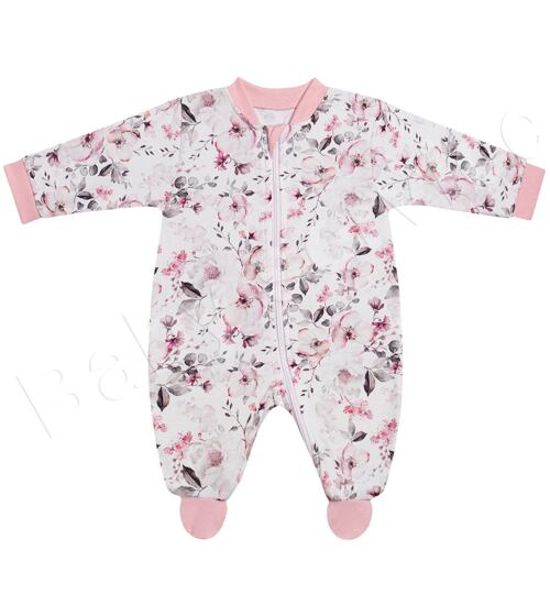kojenecký overal s kytičkami Baby service