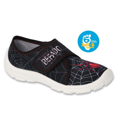 Dětské bačkory spider s bílou podrážkou