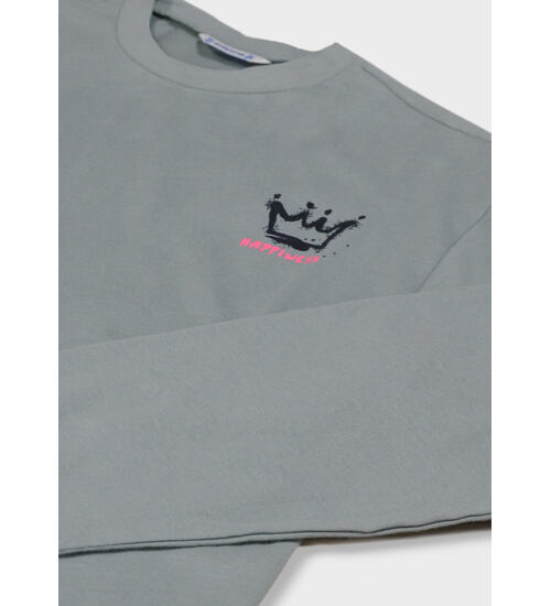 dívčí triko oversize s potiskem Mayoral 7025-26