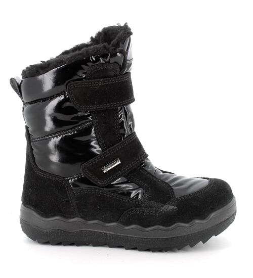 Primigi dětské dívčí zimní boty černé s membránou gore-tex