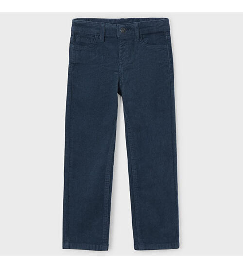 dětské manšestrové kalhoty Mayoral tmavě modré