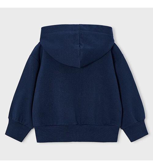 crop top mikina dětská na zip modrá Mayoral 4449-67
