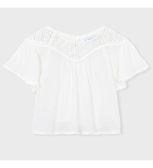 dětská krajková letní halenka Mayoral