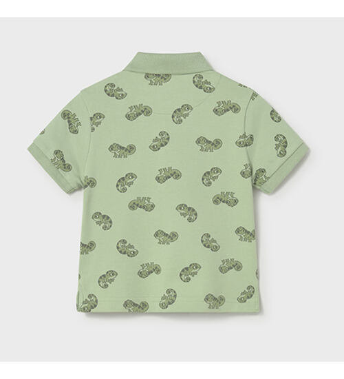 dětské polo triko s obrázky chameleonů Mayoral 1108-15