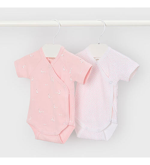 body s krátkým rukávem 2 kusy pro holčičku Mayoral 1725-82