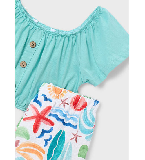 dětský top a pestrobarevné kalhoty v kompletu Mayoral 3597-70